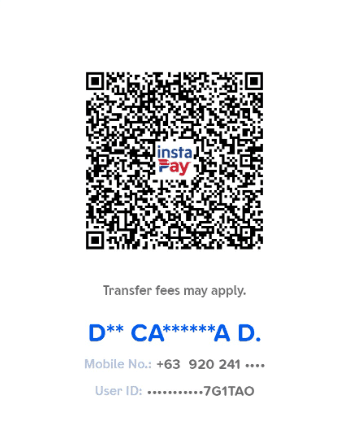GCash QR code for the optional AWS SBG BulSU contribution